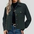thumbnail image 1 of Ftwytp Coats for Women Athletic Hoodies Zip Up Jacket Plus Size Jackets with Pockets Cardigan Hoodie Overcoat Loose and Comfortable Overcoat, 1 of 7