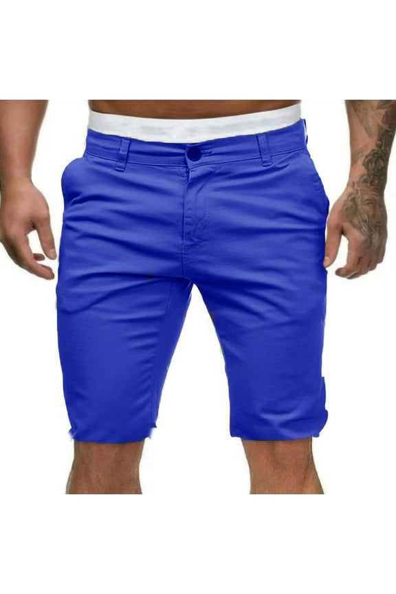 Men's Combat Cargo Shorts with Belt Regular Fit Zip Fly Casual Half Pants Lightweight Summer Chino Short Solid Color Workwear Pants Sports Shorts with Multi Pockets