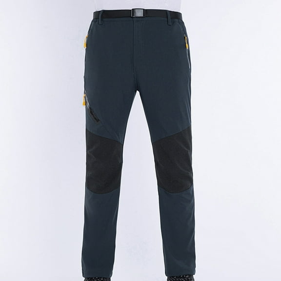 Ftwytp Men's Slim Fit Hiking Pants, Breathable Outdoor Sports Pants for Summer, Lightweight Waterproof Trekking Pants for Mountaineering