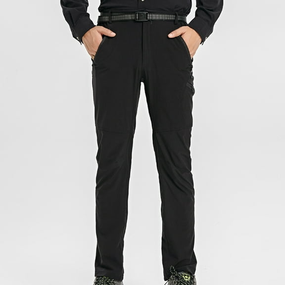 Ftwytp Men's Slim Fit Hiking Pants, Breathable Outdoor Sports Pants for Summer, Lightweight Waterproof Trekking Pants for Mountaineering