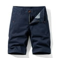 thumbnail image 1 of Ftwytp Men's Sweat Pants Shorts Zipper Color Tooling Male Outdoor Solid Multi Pocket Casual Buckle Shorts, 1 of 4