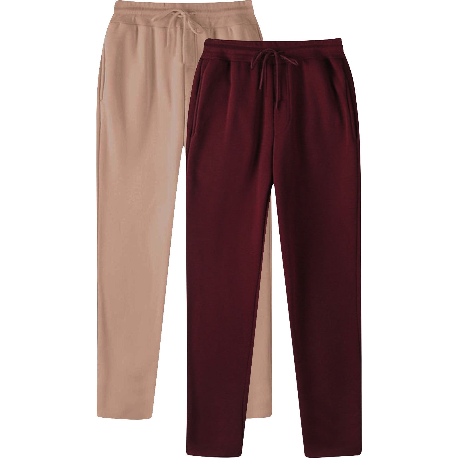 Ftwytp Men's Tracksuit Bottoms 2Pc Joggers Jogging Sweatpants Baggy ...