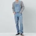 thumbnail image 1 of Ftwytp Mens Loose Fit Denim Work Bib Cargo Adjustable Overalls Dungarees Baggy Chic Rompers with Multiple Pockets Jeans Denim Dungarees, 1 of 9