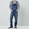 thumbnail image 1 of Ftwytp Mens Loose Fit Denim Work Bib Cargo Adjustable Overalls Dungarees Baggy Chic Rompers with Multiple Pockets Jeans Denim Dungarees, 1 of 1