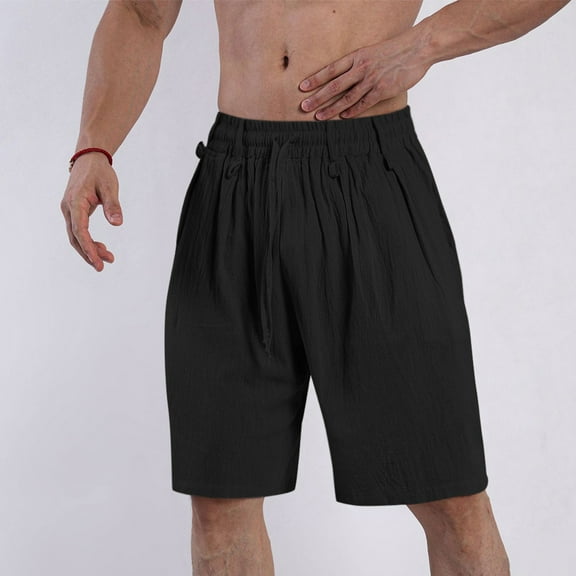 Ftwytp Mens Shorts Quick Dry Outdoor Hiking Shorts Cargo Shorts Elasticated Waist for Men with Multi Pocket for Fishing Camping Casual
