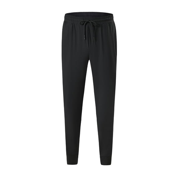 Ftwytp Mens Straight Leg Cargo Trousers Durable Bottoms with Elasticated Waist Drawstring Pants Street Casual Sports Sweatpants Loose Fit Tracksuit