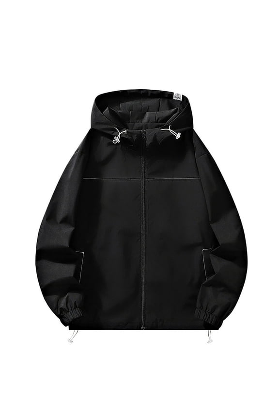 Waterproof Coat Outdoor Hardshell Jacket Removable Cap Bicycle Womens Waterproof Jackets Windproof Warm Mountaineering Coat Thin Jacket