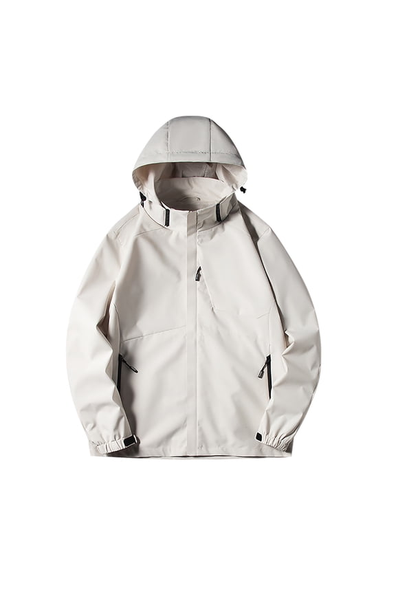Women's Softshell Jackets Clearance Stormtrooper Seamless Adhesive Coats Solid Full Zip Long Sleeve Windproof Waterproof Raincoats Outdoor Casual Sports Jacket
