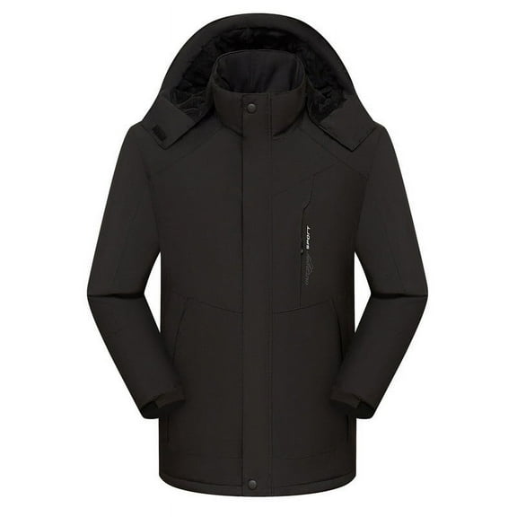 Ftwytp Women's Waterproof Ski Snow Jacket Winter Coat with Warm Thickened Fleece Mountain Hooded Jacket Windbreaker