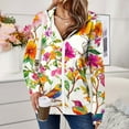 thumbnail image 1 of Ftwytp Womens 2025 Zip Up Hoodies Long Sleeve Jackets Butterfly Print Casual Sweatshirt Loose Jacket with Pockets Hooded Sweatshirts, 1 of 6