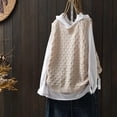 thumbnail image 1 of Ftwytp Womens Cardigan Short Chunky Cardigans Sleeveless Jumpers Open Front Ribbed Knit Lightweight Outerwear with Pockets for Winter Spring, 1 of 6