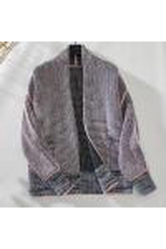 Womens Knitted Zip Up Jacket Long Sleeve Casual Coats Sportswear Chunky Knitted Cardigan Outwear Crewneck Open Front Knit Coats Plain Streetwear