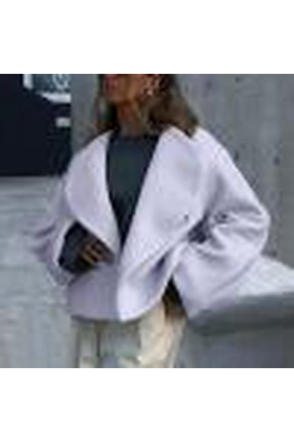 Womens Oversized Casual Lapel Sweater Loose Cardigan with Pockets Zipper Vintage Long Sleeve Women Classic Jacket Elegant Sweater