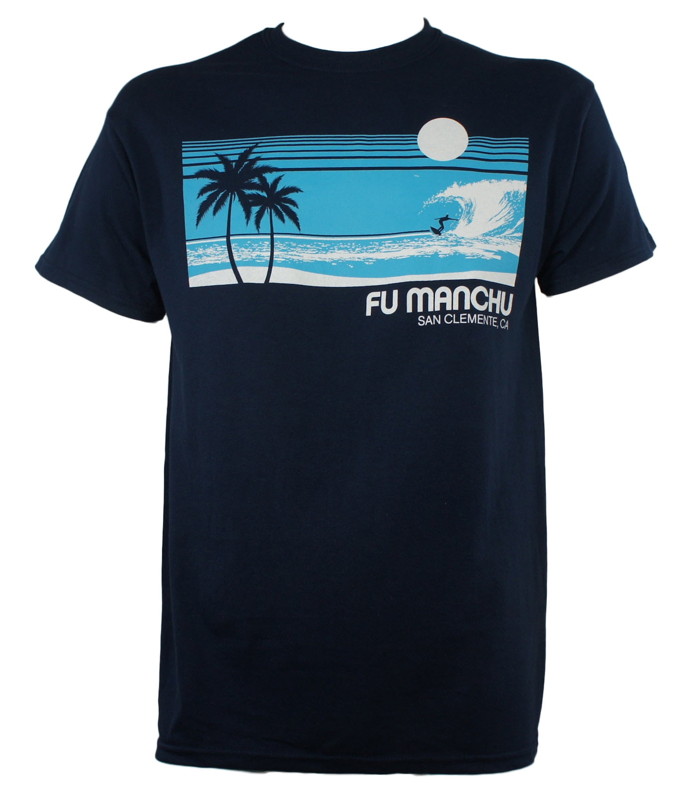 Fu Manchu Mens Surf San Clemente T-Shirt L