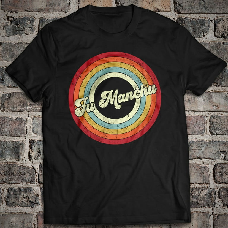 Fu manchu t shirt sale