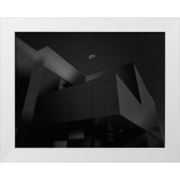 Fu, Molly 32x26 White Modern Wood Framed Museum Art Print Titled - The Faculty Building