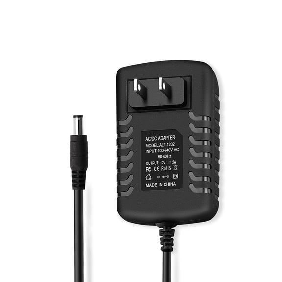 Fu1997 100 - 240V AC Adapter with Transformer, 5.5x2.1mm Plug Fit. Stable power, compact for easy carry. Great for home, office, and travel electronics.