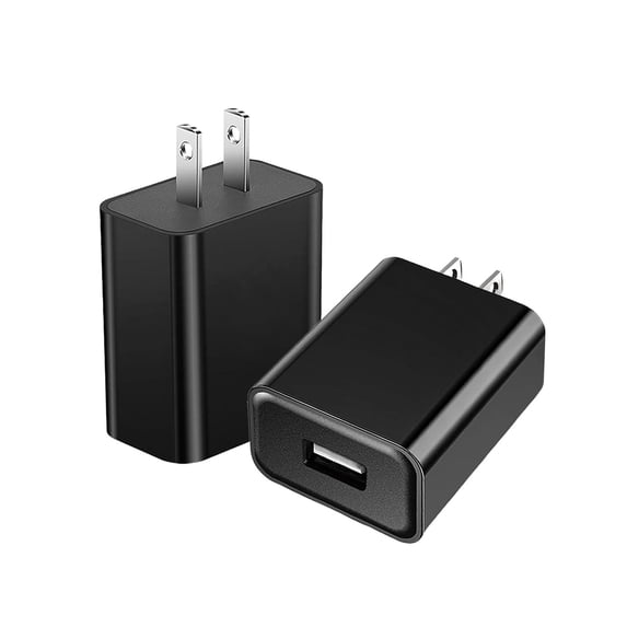 Fu1997 2 - Pack 5V 2A USB Wall Charging Power Adapter, Compatible for Roku, Samsung, iPhone, iPad, LG, HTC, Tablets, Baby Bottle Warmers, Kindle