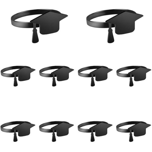 Fu997 4PCS Vintage Christmas Napkin Rings Gingerbread Man Napkin Holder Rings Xmas Holiday Metal Napkin Ring for Christmas Themed Holiday Party Dinner Wedding Table Decor