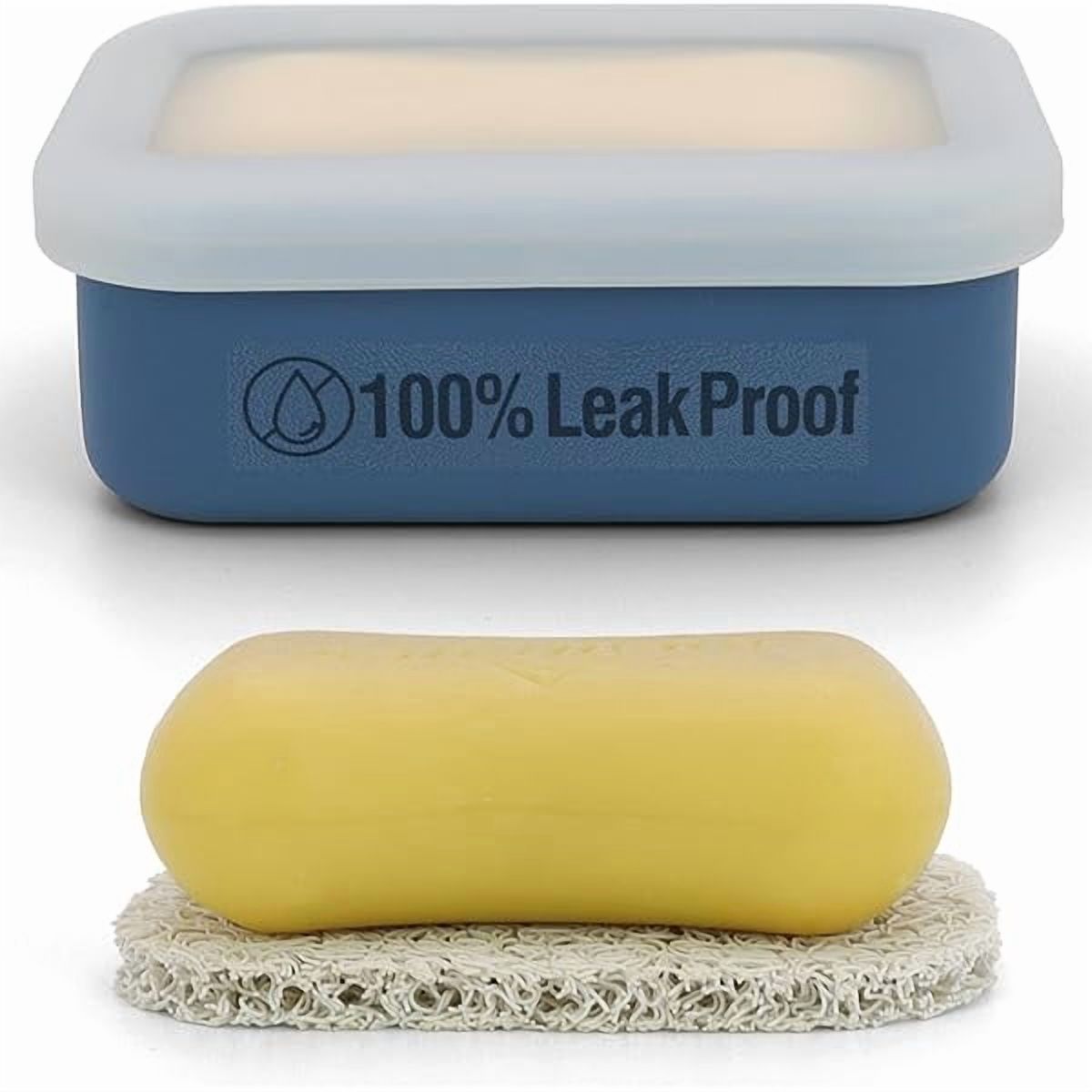 Fu997 Compact Leakproof Silicone Travel Soap Case, Portable Soap ...