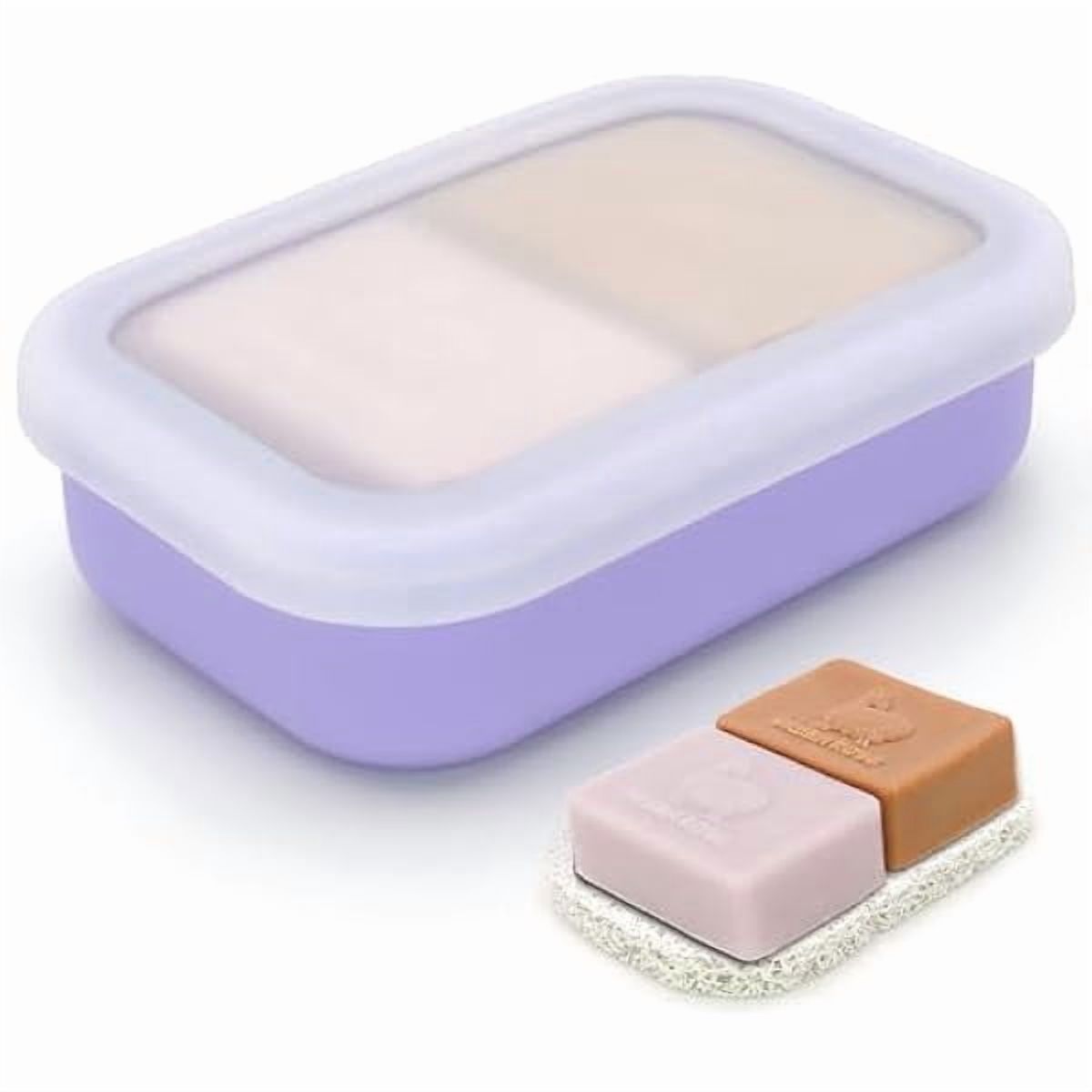 Fu997 Enhanced Leakproof Silicone Travel Shampoo bar Holder, Shampoo ...