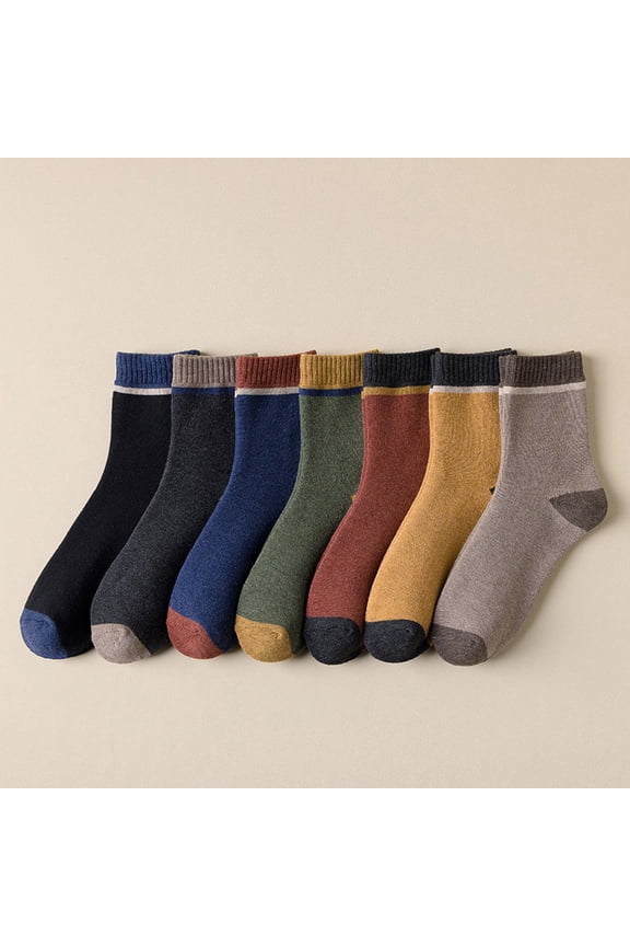 Kids Merino Wool Socks for Toddlers Boys Girls Warm Thermal Winter Thick Hiking Heavy Cozy Crew Boot Socks 6 Pairs