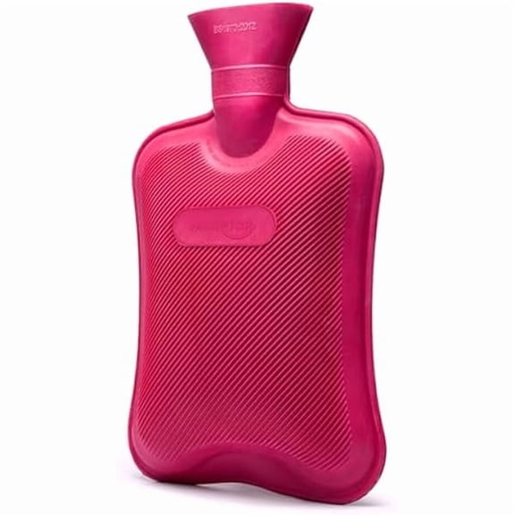 Fu997 Premium Classic Rubber Hot Water Bottle (Rose Red)