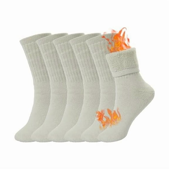 Fu997 Wool Hiking Socks Women - Merino Thick Warm Thermal Boot Socks - Winter Cozy Crew Sock Size 5-11