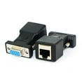 FuChenYu 3 to 3 Meter Bars 1 Pair VGA Extender Male Female to LAN RJ45