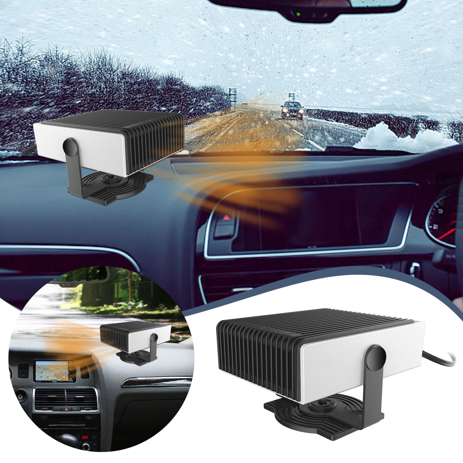 FuChenYu Easter Bows for Wreaths Portable Car Heater Fast Demisting 12V