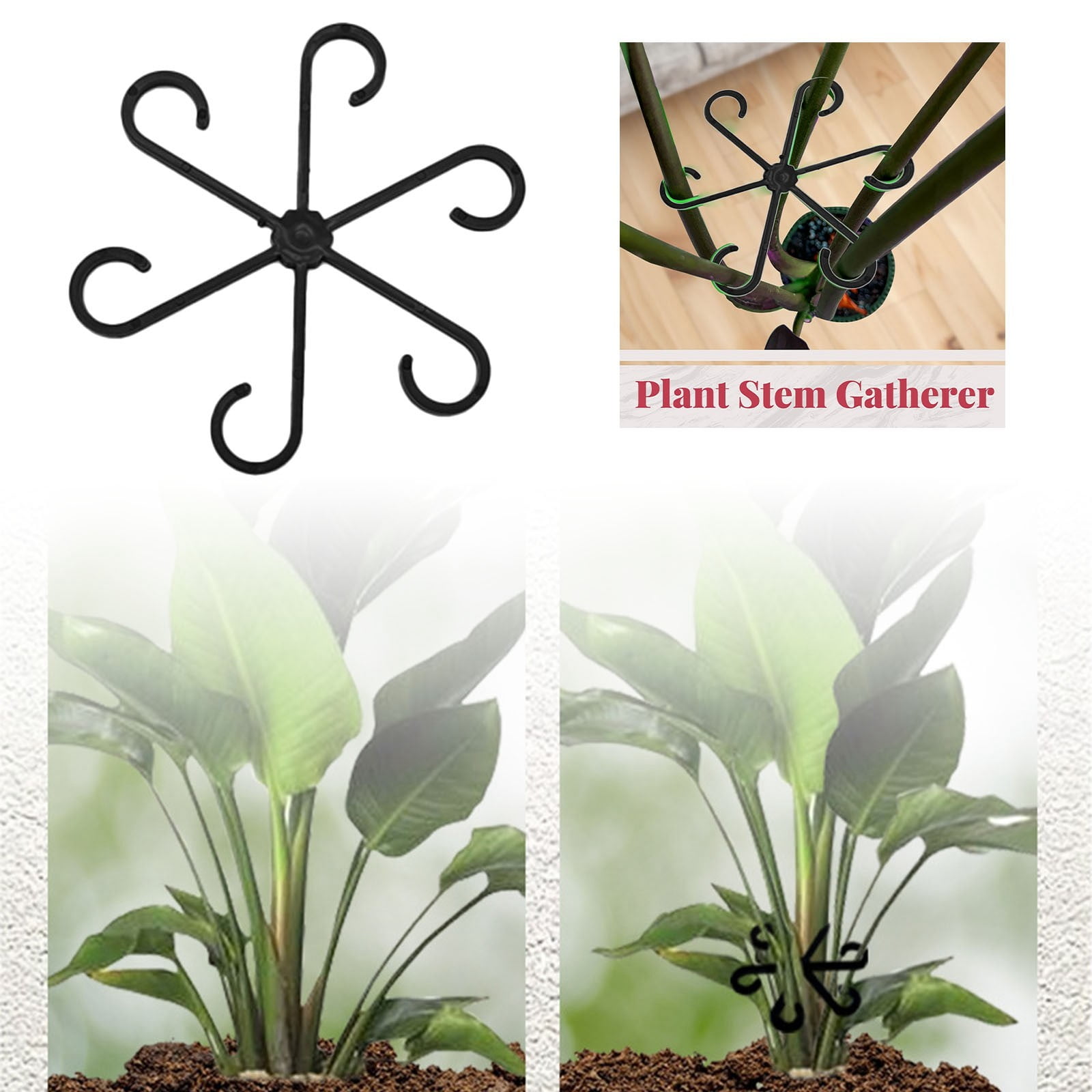 FuChenYu Flower Chip Clips Reusable Support Frame Home And Outdoor