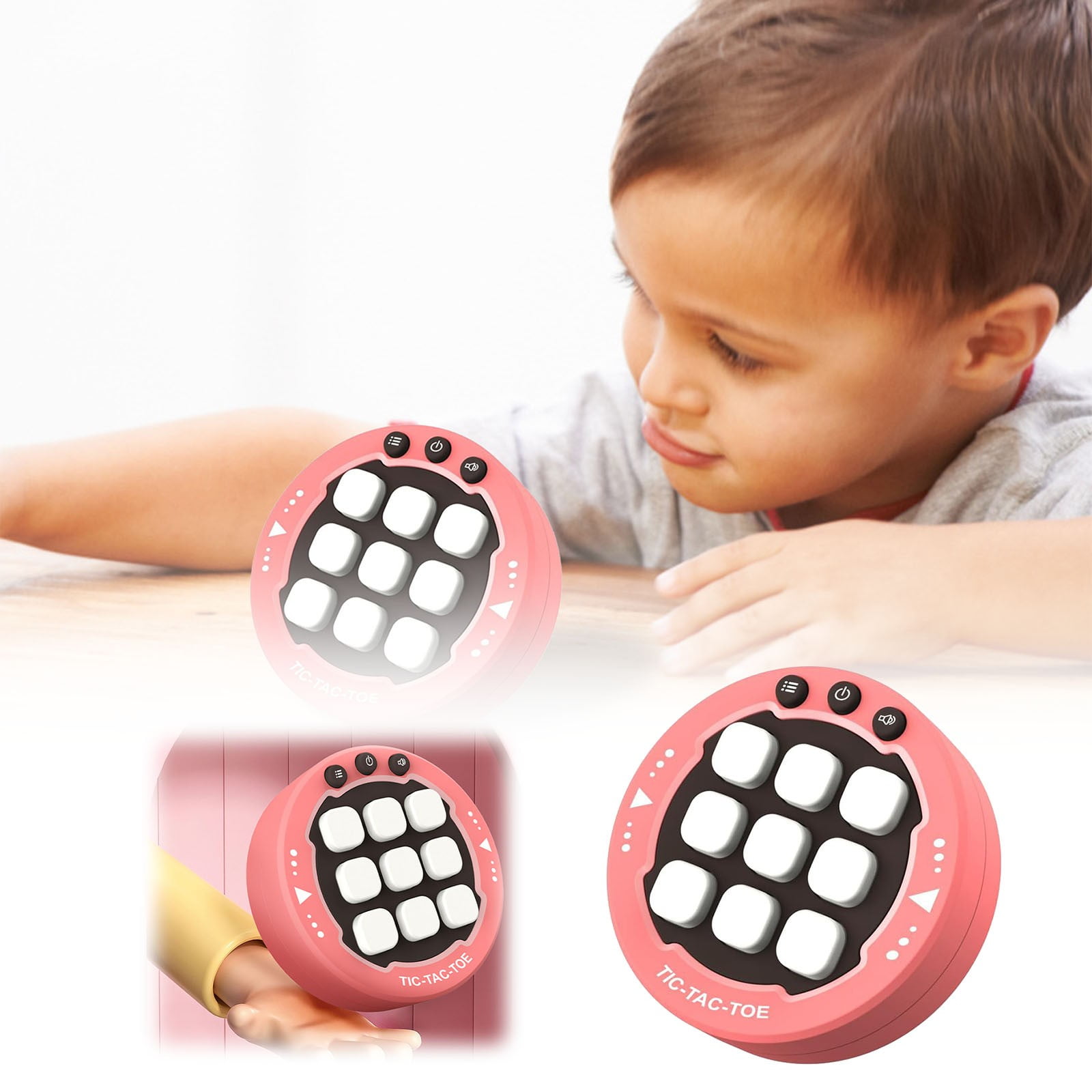 FuChenYu Hand Held Games for Seniors Electronic Tac Toe Game Handheld