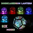 FuChenYu Lights for Bedroom Wall And Cool Infinite Dodecahedron Color