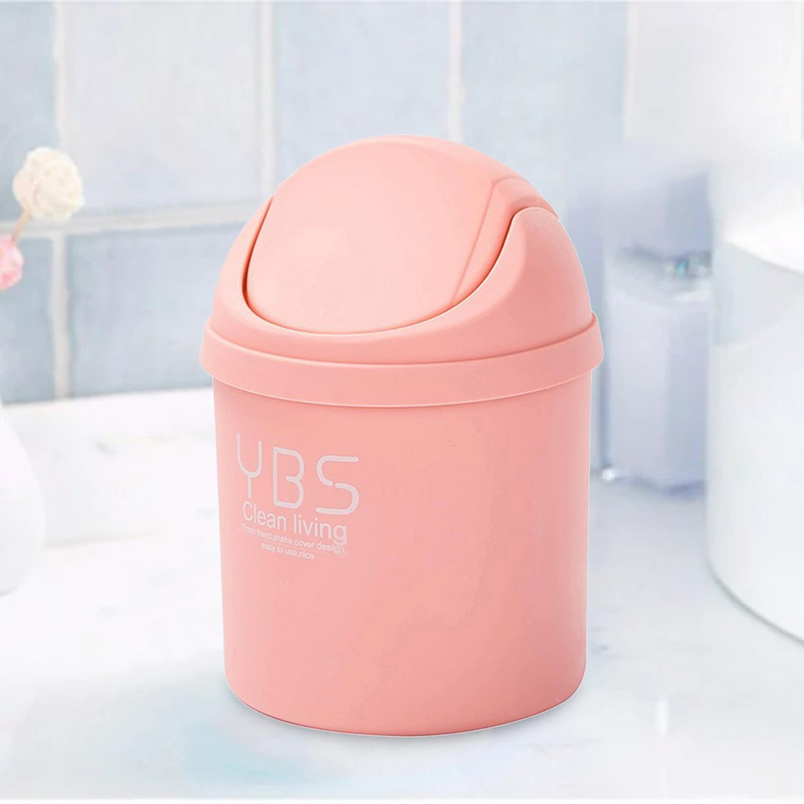 FuChenYu Linen Closet Shelf Organizer Modern Mini Can With Lid For