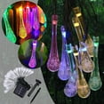 FuChenYu Outdoor Christmas Lights for Bushes Solar String Lights