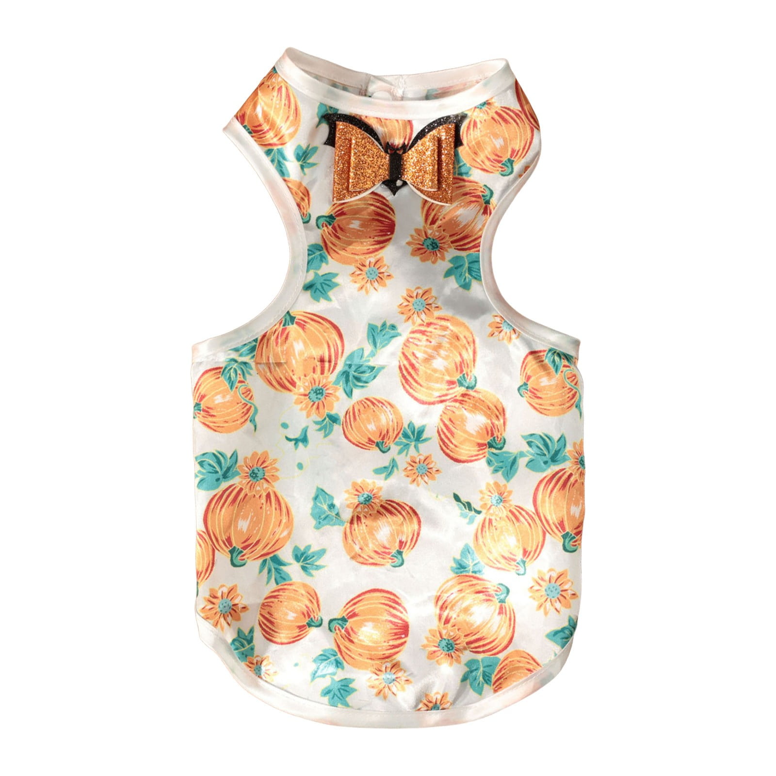 FuChenYu Pet Clothes for Small Dogs 2024 Pet Clothes Party Pumpkin Vest