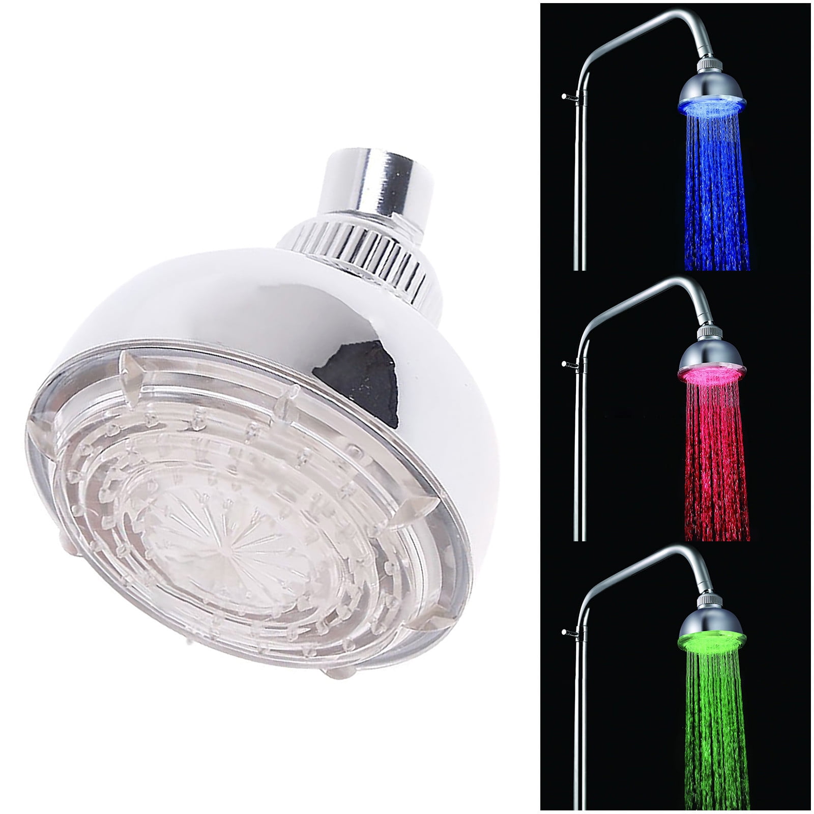 FuChenYu Shower Head with Speaker tooth And Lights LED Shower Head
