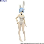 FuRyu BiCute Bunnies ReZero Starting Life in Another World - Rem White Pearl Color Ver. Figure