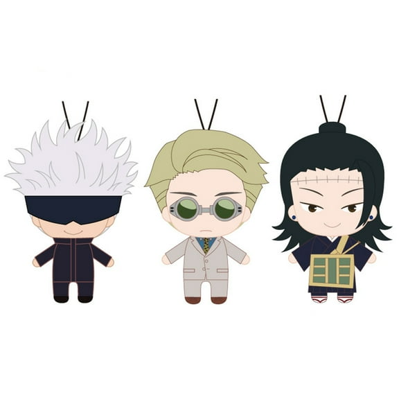 FuRyu: Jujutsu Kaisen - Toy Plush Set of 3 (Satoru Gojo, Kento Nanami, Suguru Geto)