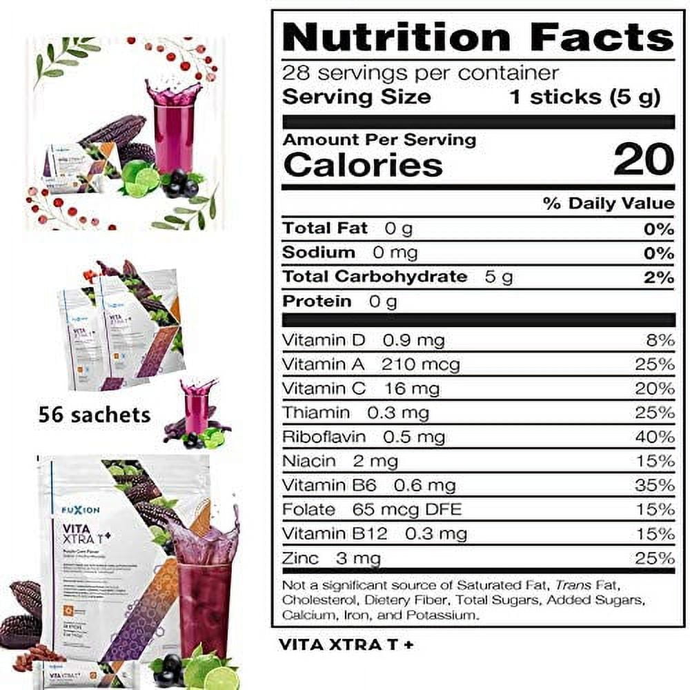 FuXion Vita Xtra T+ LongLasting Energy Boost for Whole Day Reduce