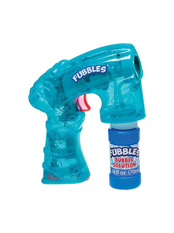 Light-Up Bubble Blaster + Bubble Solution 2.36 Fl Oz Colors May Vary