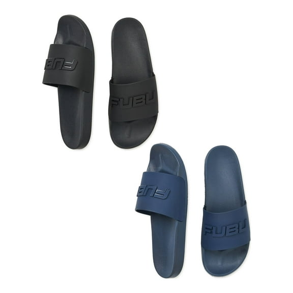 Fubu Men's Athletic Sport Casual Slide Bundle
