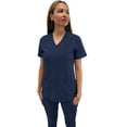 thumbnail image 1 of Fubu Women's 5 Pocket V-Neck Scrub Top Medical Nursing Uniform, 1 of 6