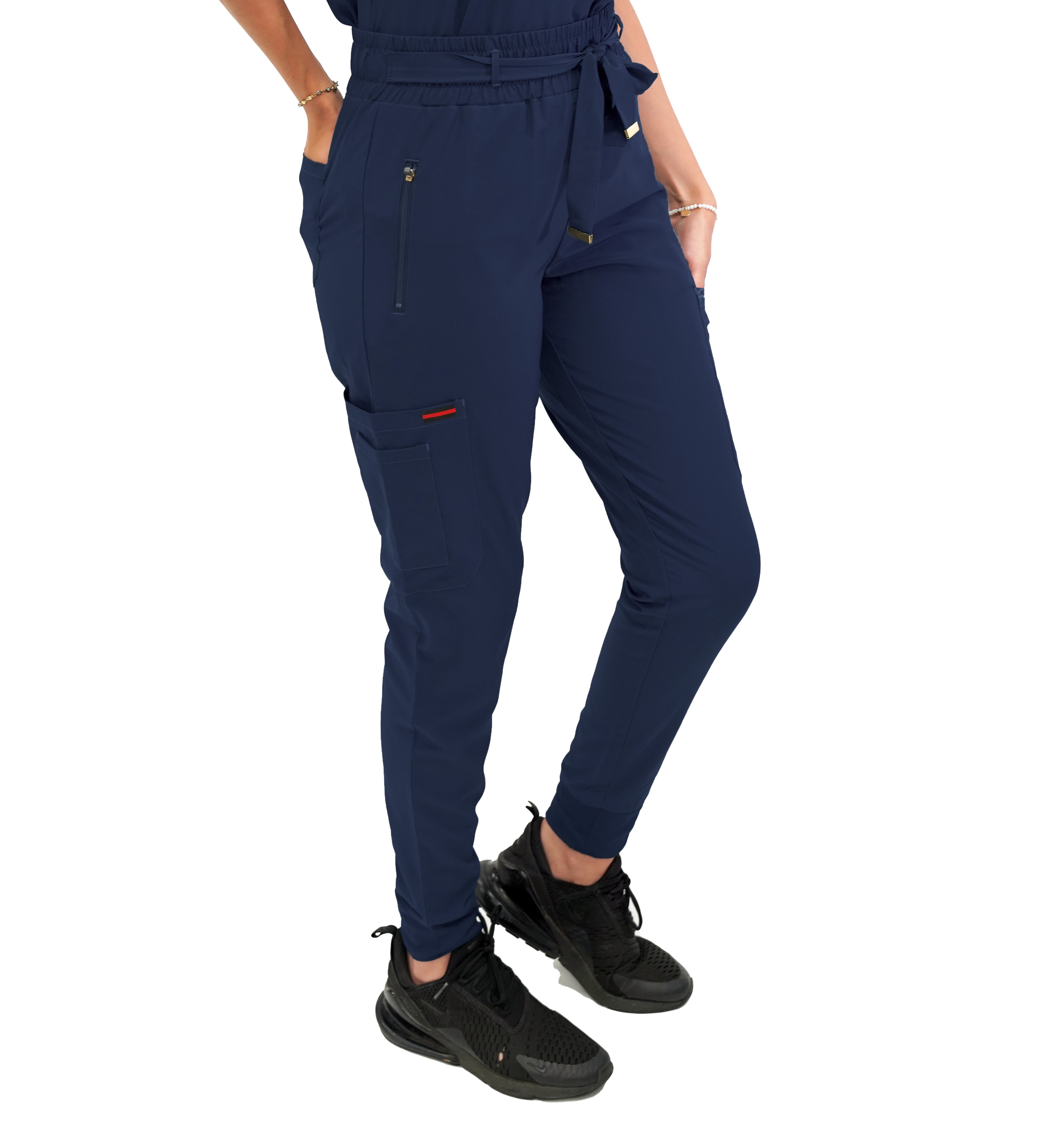 U LAN】[Belt set] Ray Mid Belt Jogger Pants Belt set] レイ