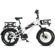 Fucare Electric Bike Gemini X for Adults 20x4.0 Fat Tire, 48V 30Ah Battery E-Bike