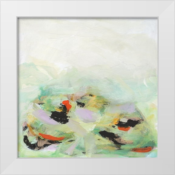 Fuchs, Jodi 12x12 White Modern Wood Framed Museum Art Print Titled - Floating on Air II