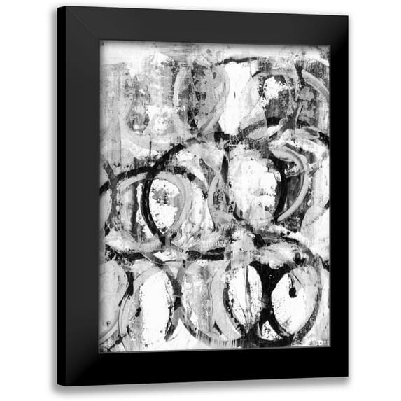 Fuchs, Jodi 12x14 Black Modern Framed Museum Art Print Titled - Buffalo II