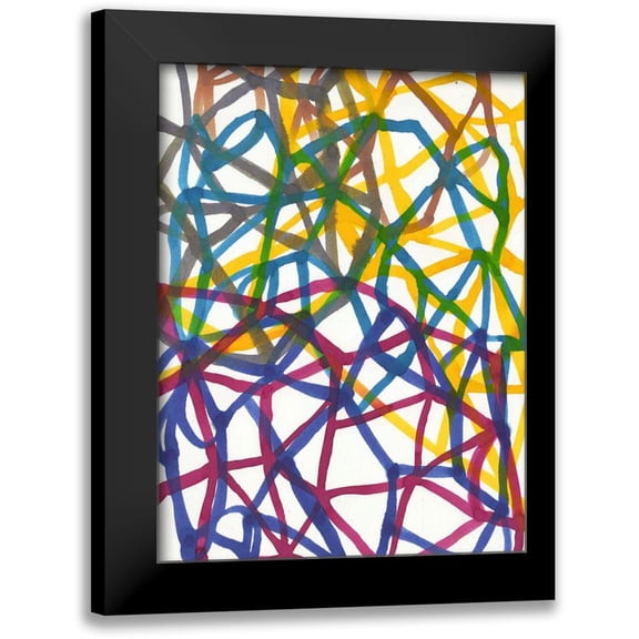 Fuchs, Jodi 12x14 Black Modern Framed Museum Art Print Titled - Matrix I