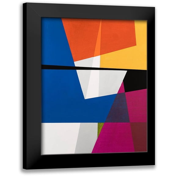 Fuchs, Jodi 12x14 Black Modern Framed Museum Art Print Titled - Modular V
