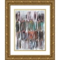 thumbnail image 1 of Fuchs, Jodi 12x14 Gold Ornate Wood Framed with Double Matting Museum Art Print Titled - Paint Scribble I, 1 of 4